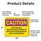 Signmission Radiation & Laser Sign, 7 in H x 10 in W, Plastic, Rectangle OS-2PACK-CR-P-710-L-10143 - alternate 3